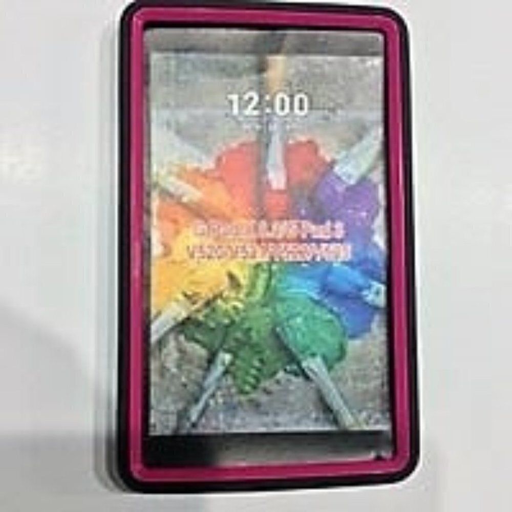 NEW LG G Pad X 8.0 / G Pad 3 Rugged Shockproof Case & Kickstand - Pink/Black